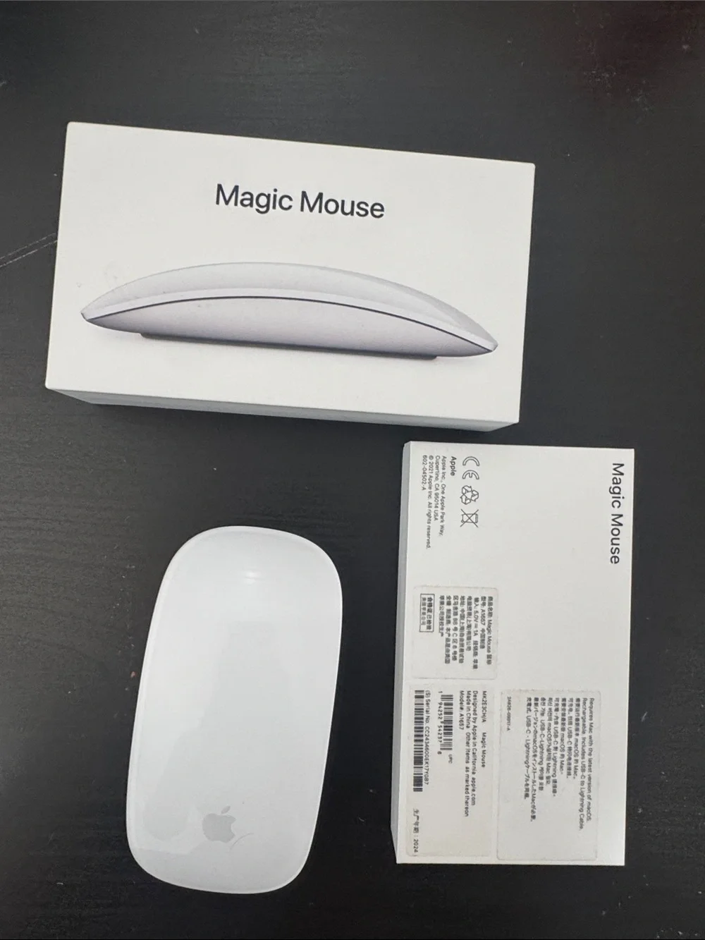 Apple Magic Mouse - White Gloss Wireless Multi‑Touch Mouse